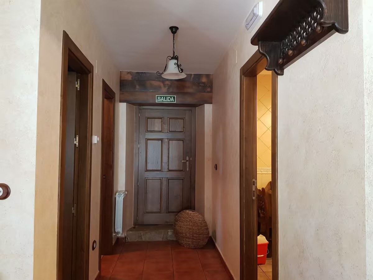 Pasillo interior de la casa